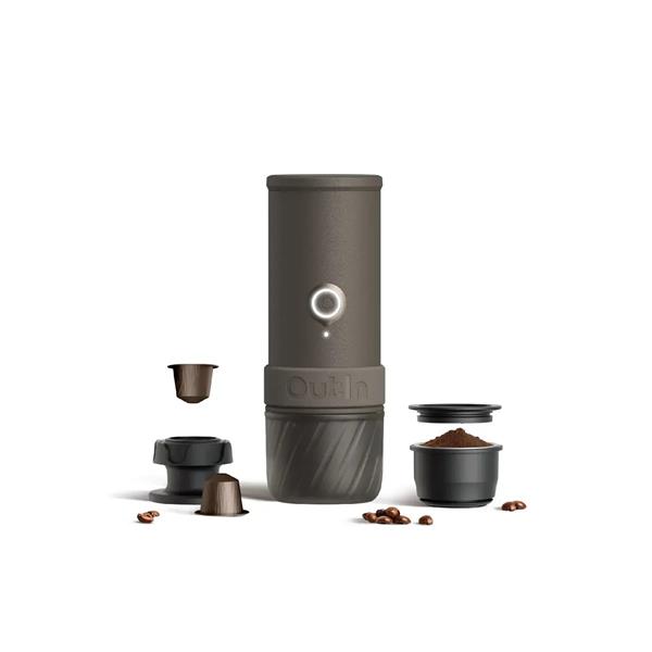 Outin Mino Prenosný espresso kávovar, farba vesmírne sivý OTEM-MO-01-AA-SG