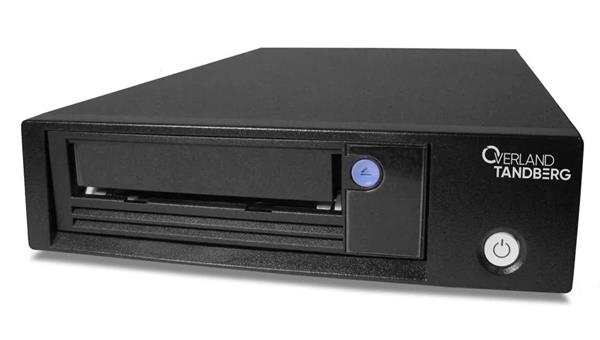 Overland-Tandberg LTO8 HH SAS External Tape Drive Kit, 1x data cartridge, Model #2280 TD-LTO8xSA