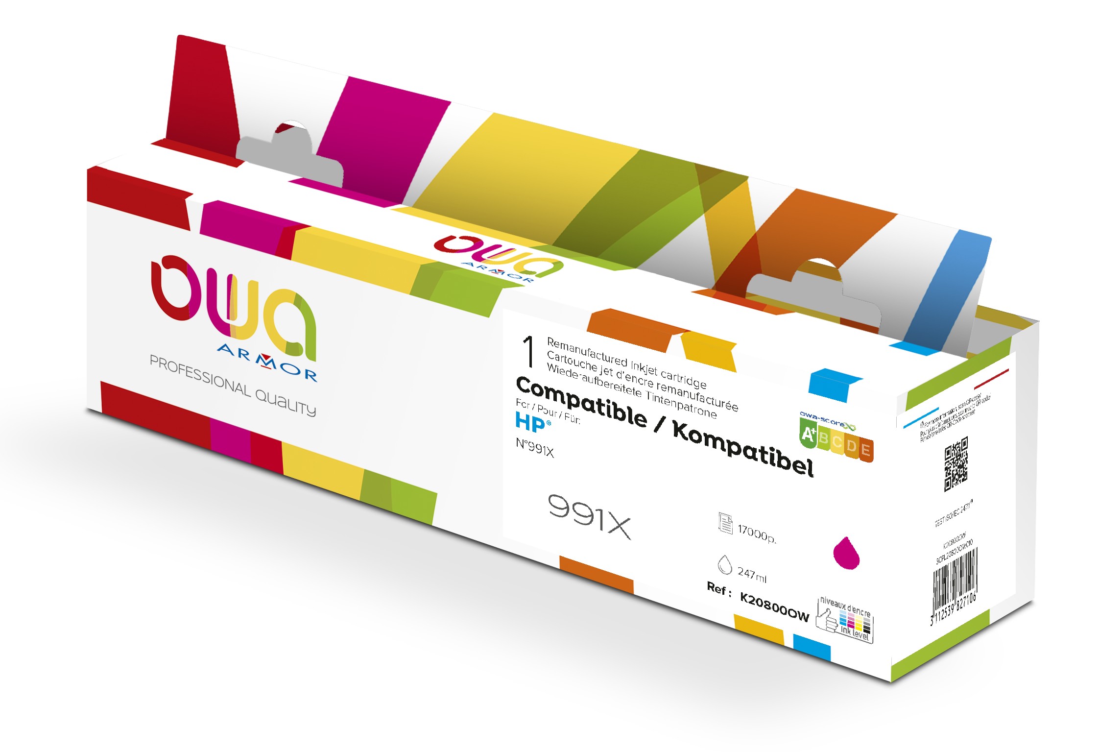 OWA ARMOR ink pro HP M0J94AE M, (991X) K20800OW