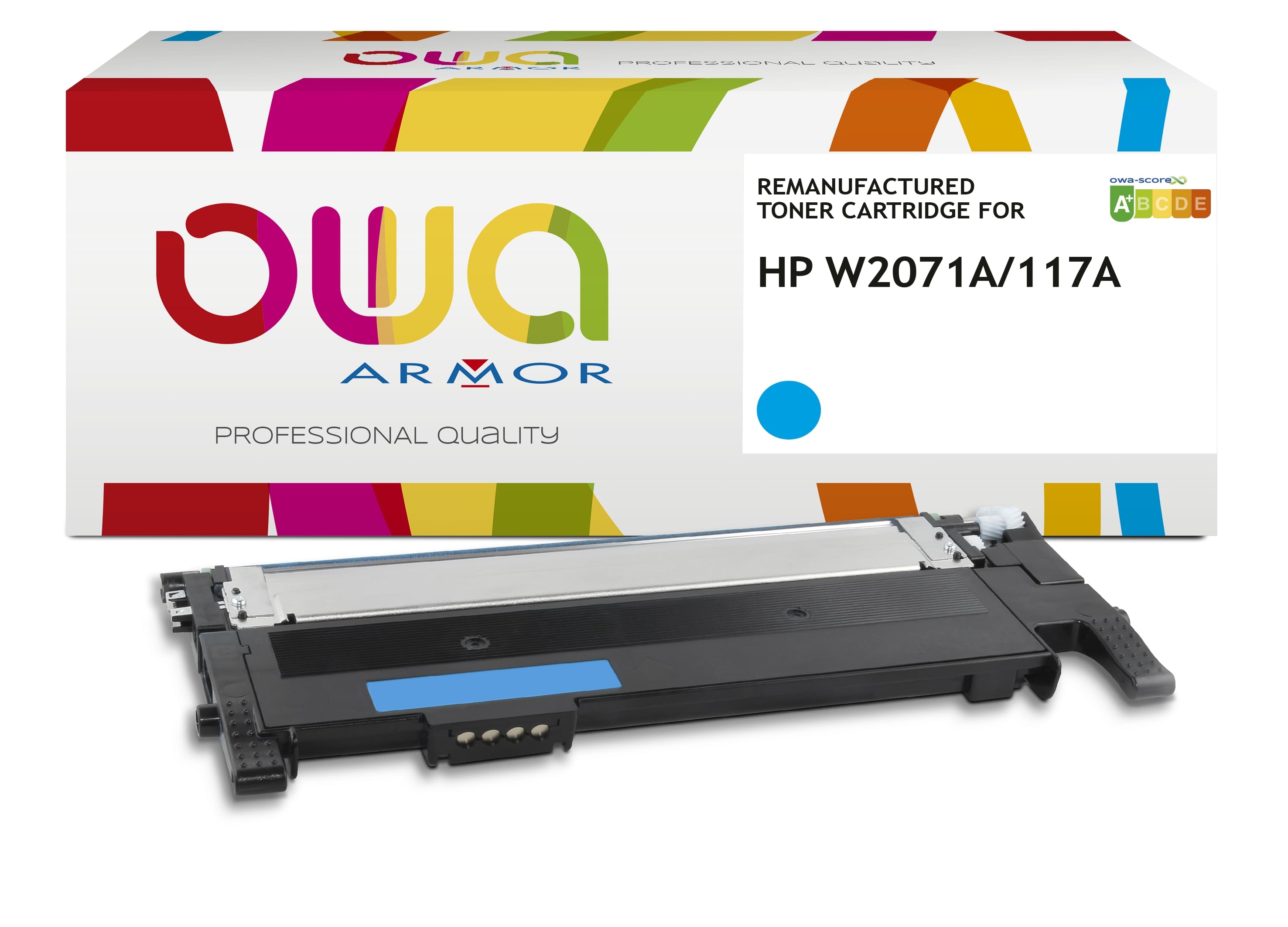 OWA Armor toner kompatibilní s HP W2071A, 117A, 700st, modrá/cyan K18862OW