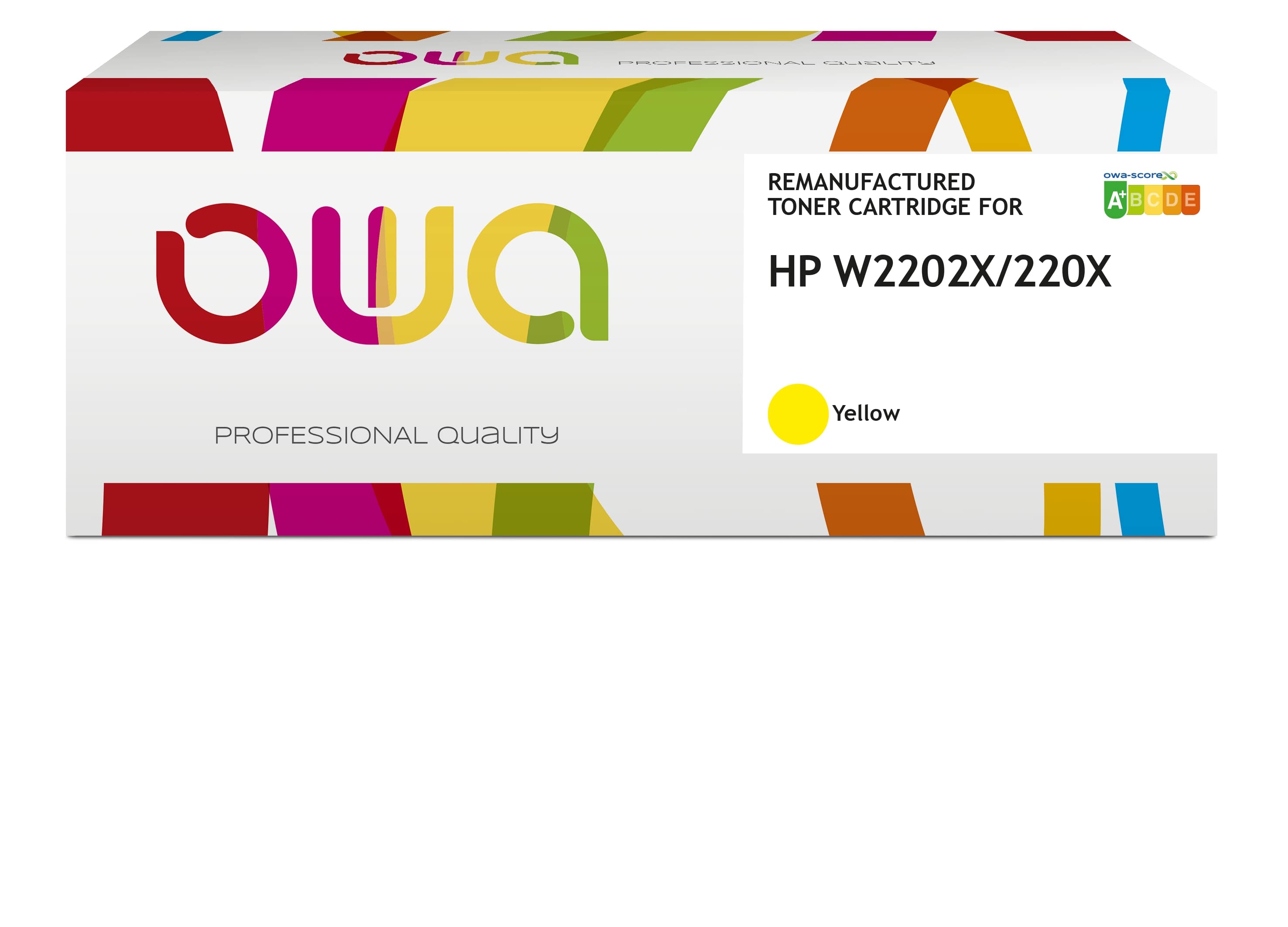 OWA Armor toner kompatibilní s HP W2202X, 220X, 5500st, žlutá/yellow K16559OW