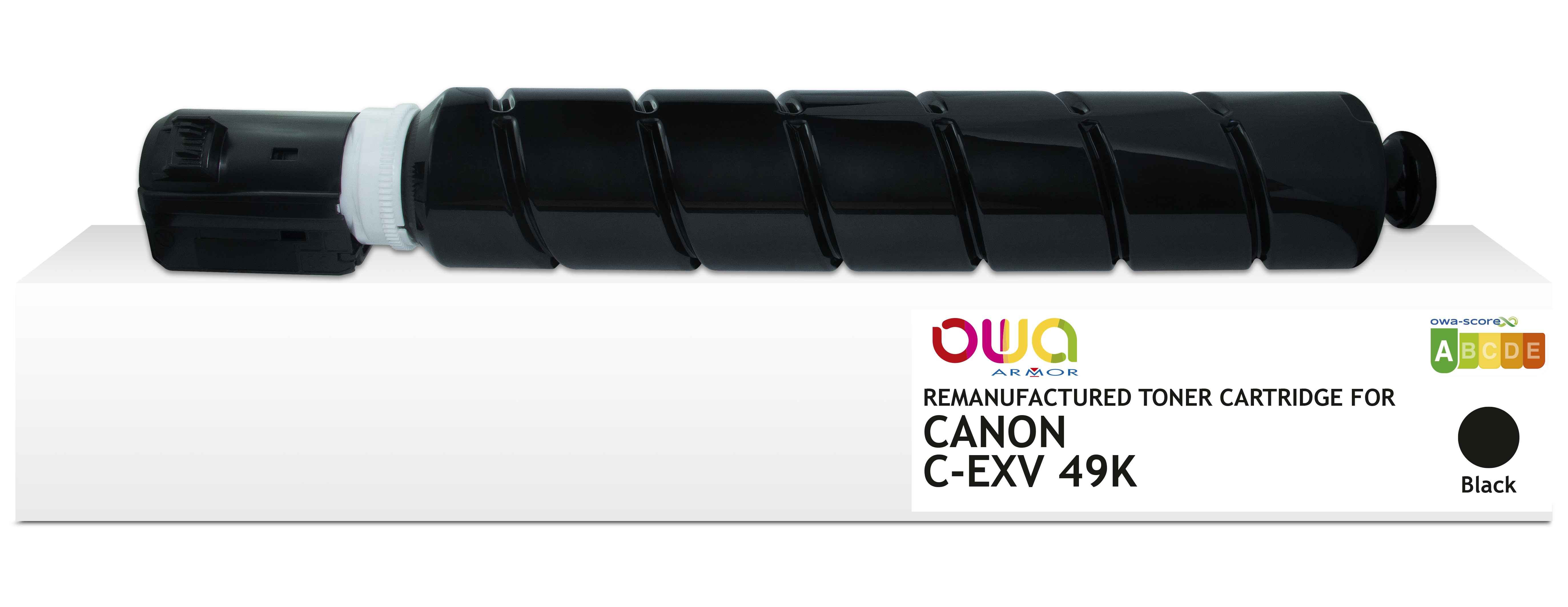 OWA Armor toner pro Canon C-EXV49K,černý,36000st. K40044OW