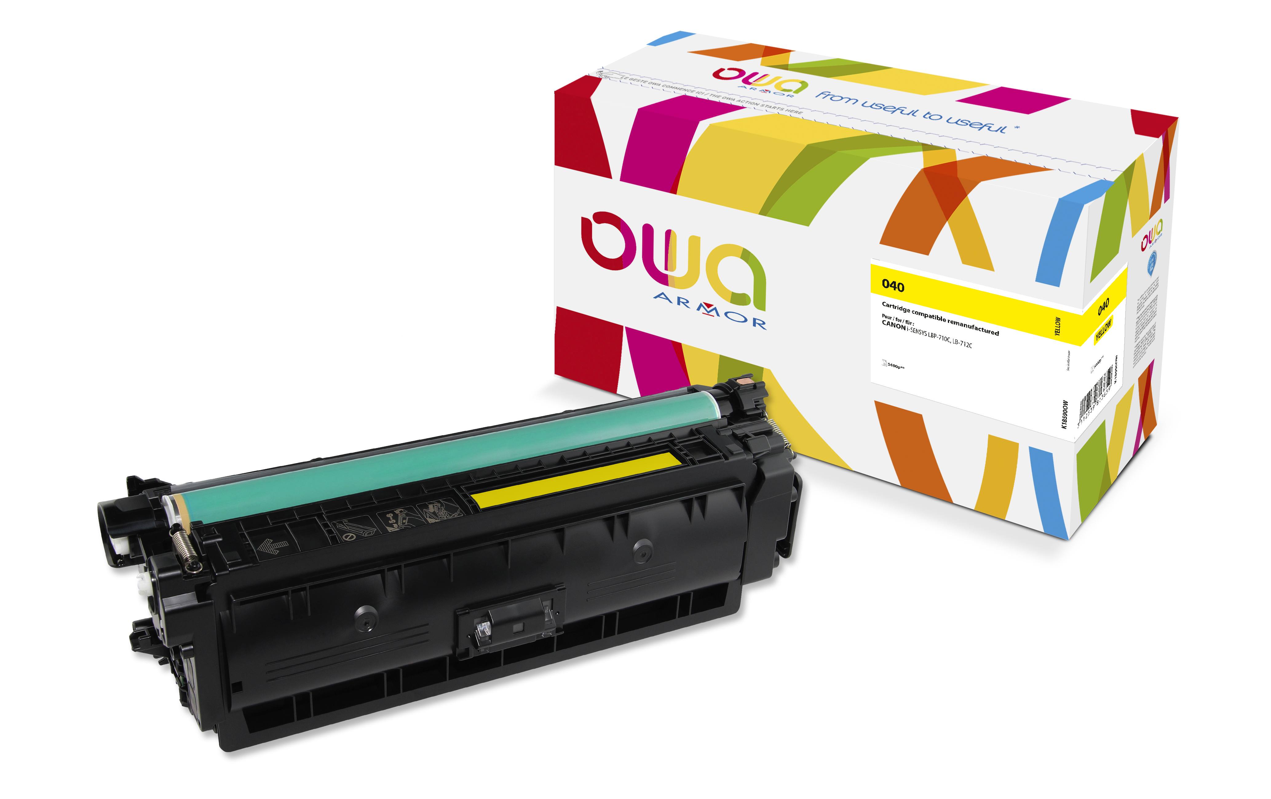 OWA Armor toner pro CANON CRG-040 Y,žlutá/yellow K18590OW