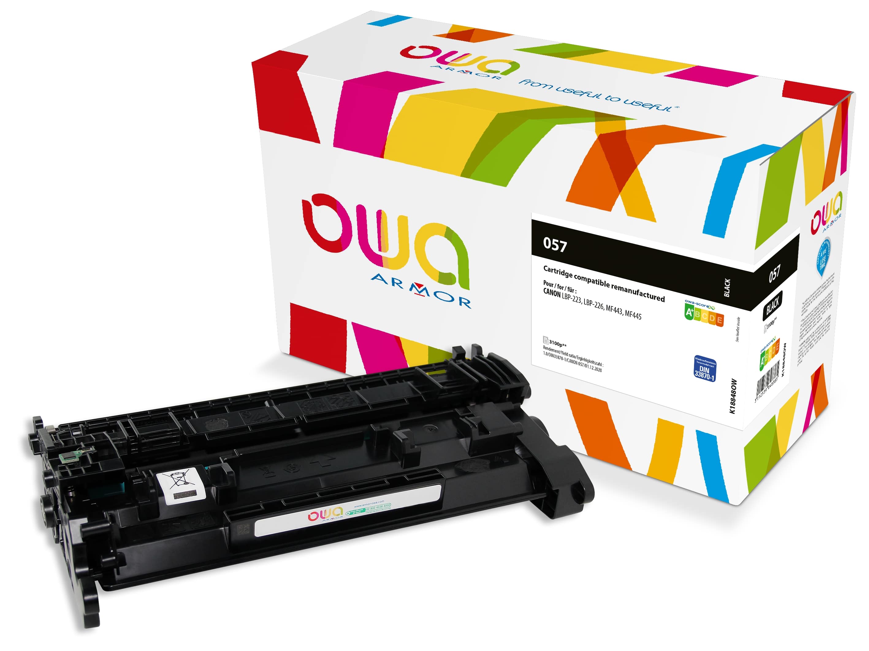 OWA Armor toner pro CANON CRG 057,černá/black K18848OW