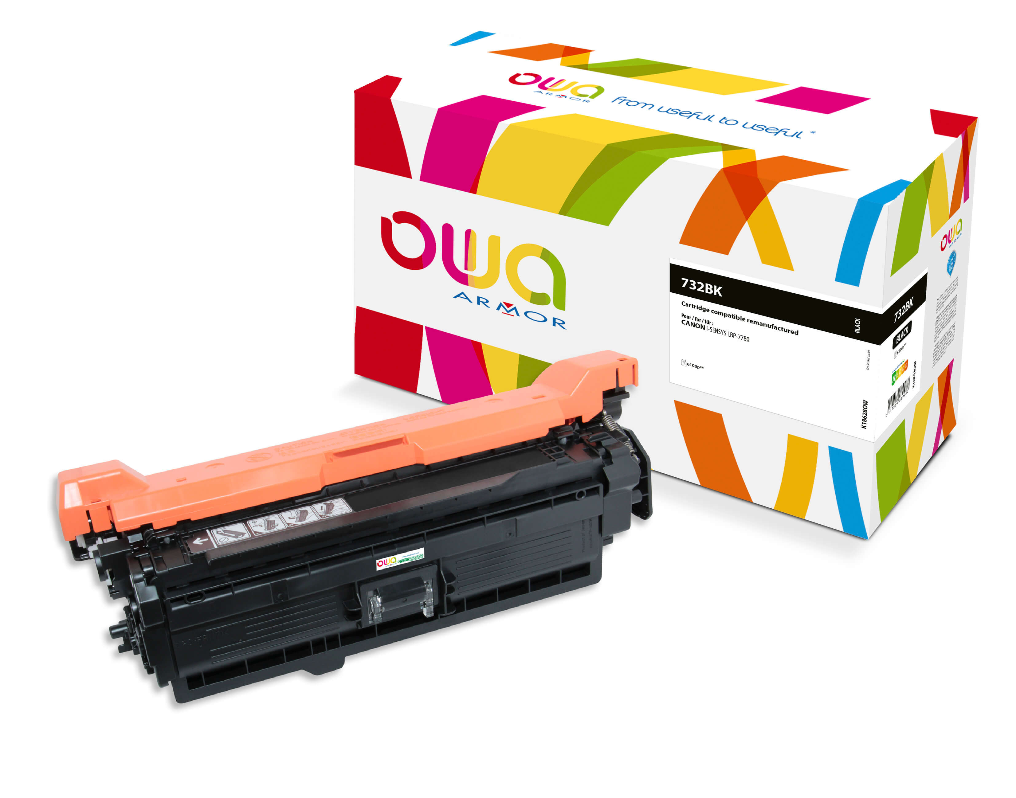 OWA Armor toner pro CANON CRG 732 BK,černá/black K18628OW