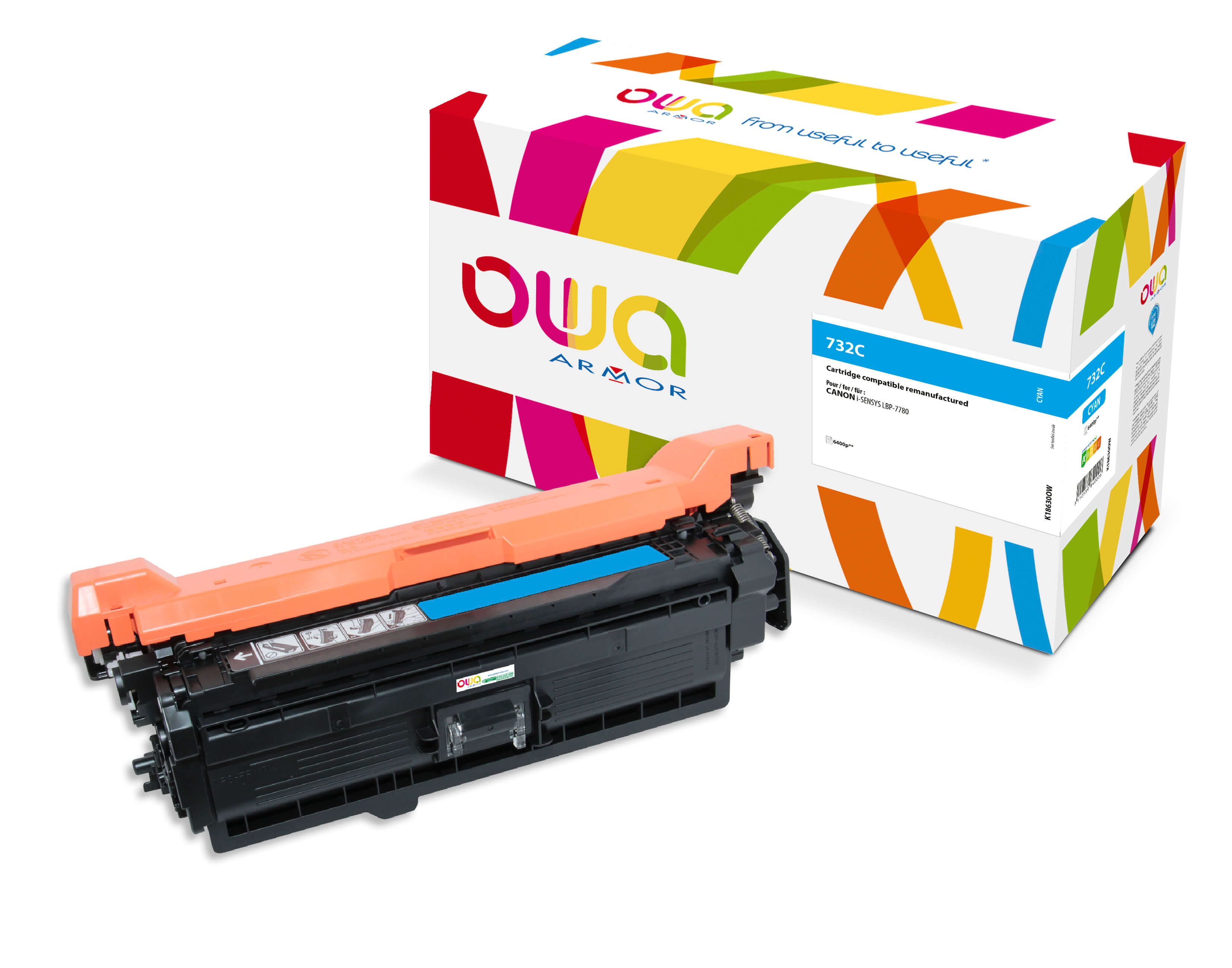 OWA Armor toner pro CANON CRG 732 C,modrá/cyan K18630OW