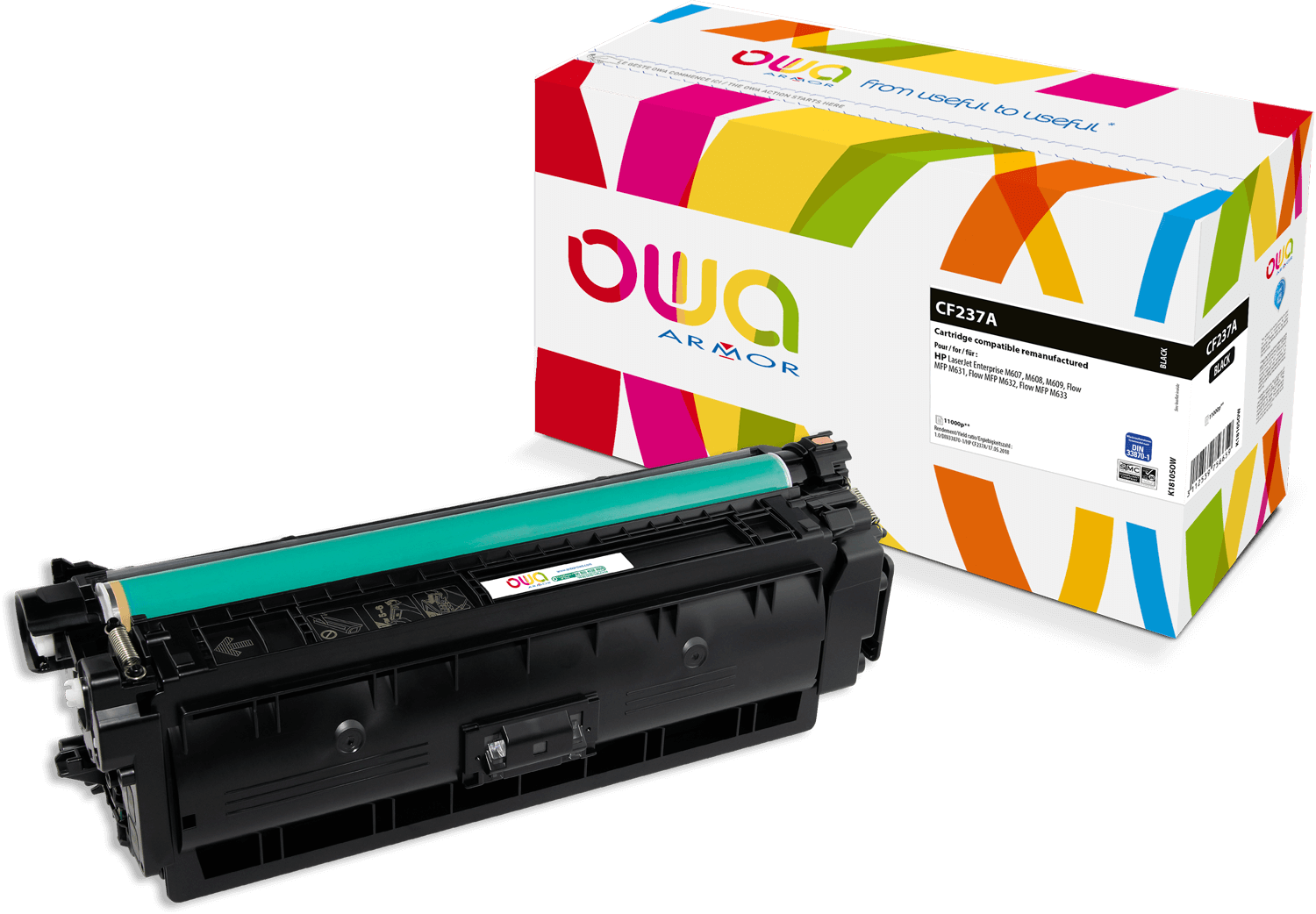 OWA Armor toner pro HP CF237A, černá/black K18105OW