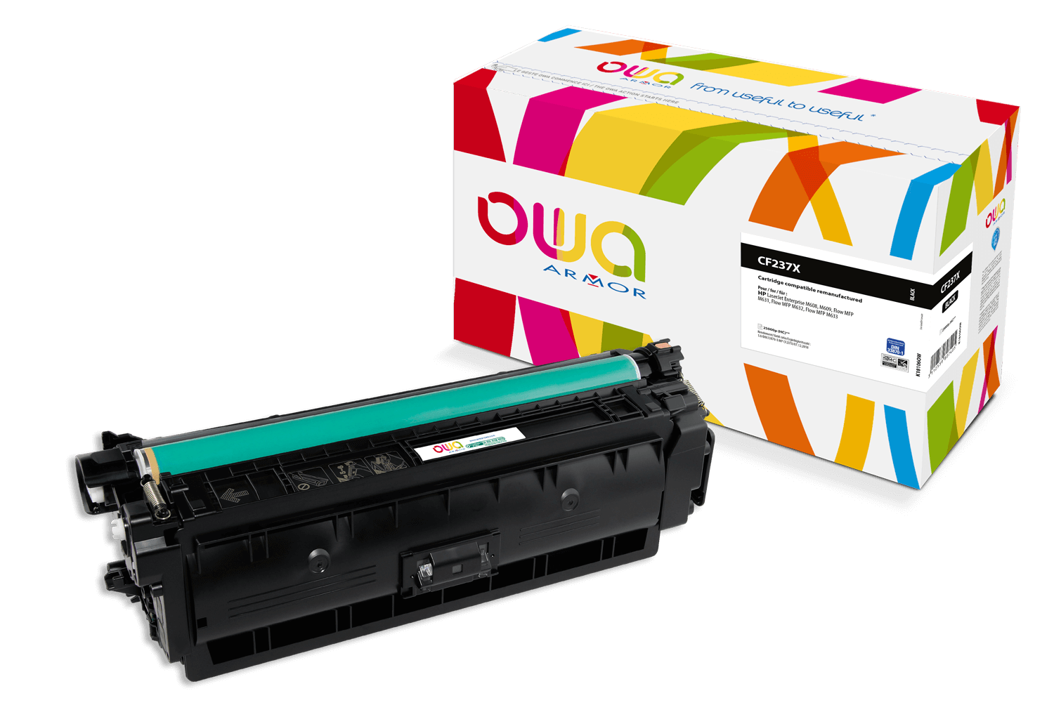 OWA Armor toner pro HP CF237X,černá/black K18106OW