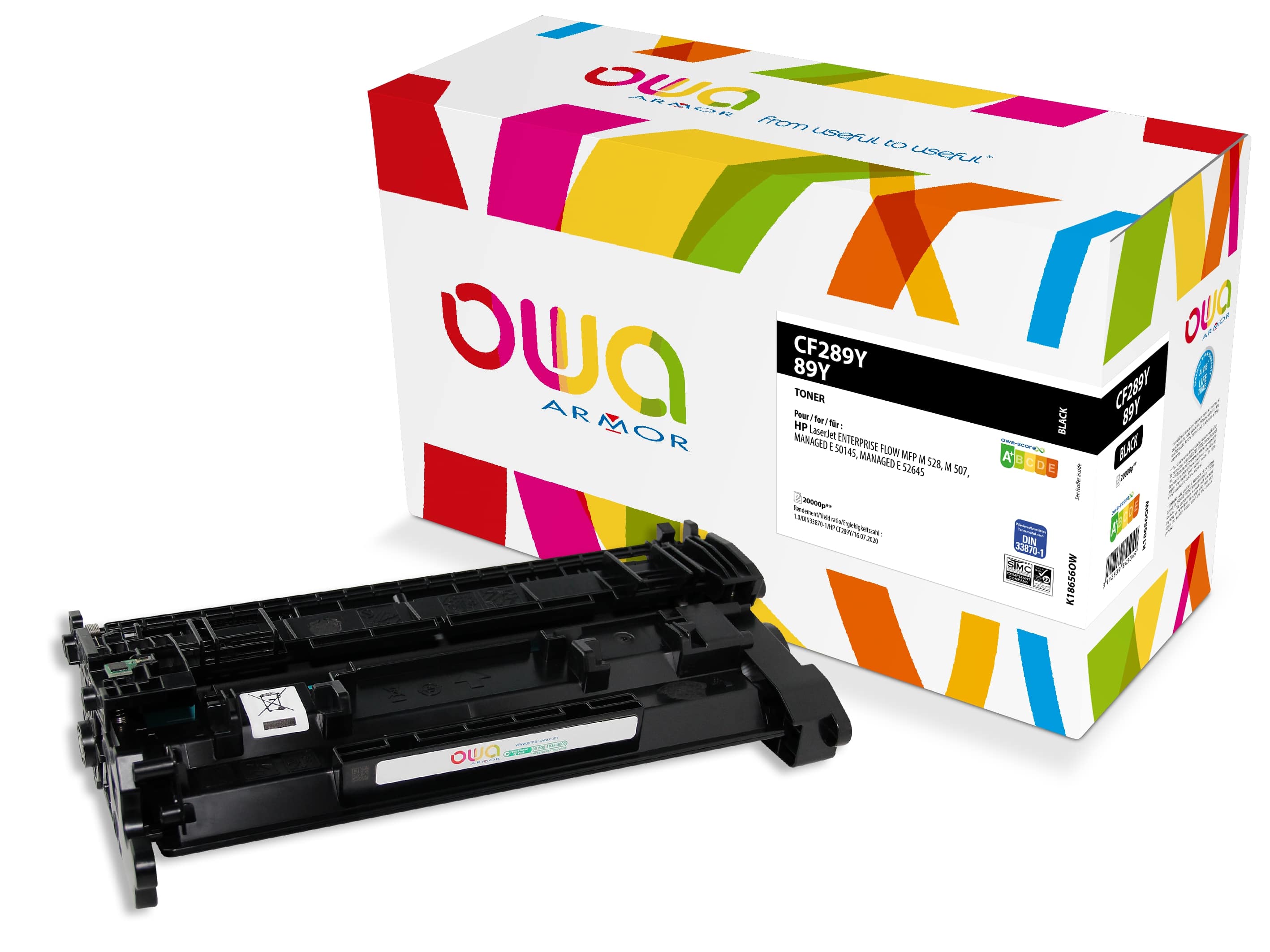 OWA Armor toner pro HP CF289Y,černá/black K18656OW
