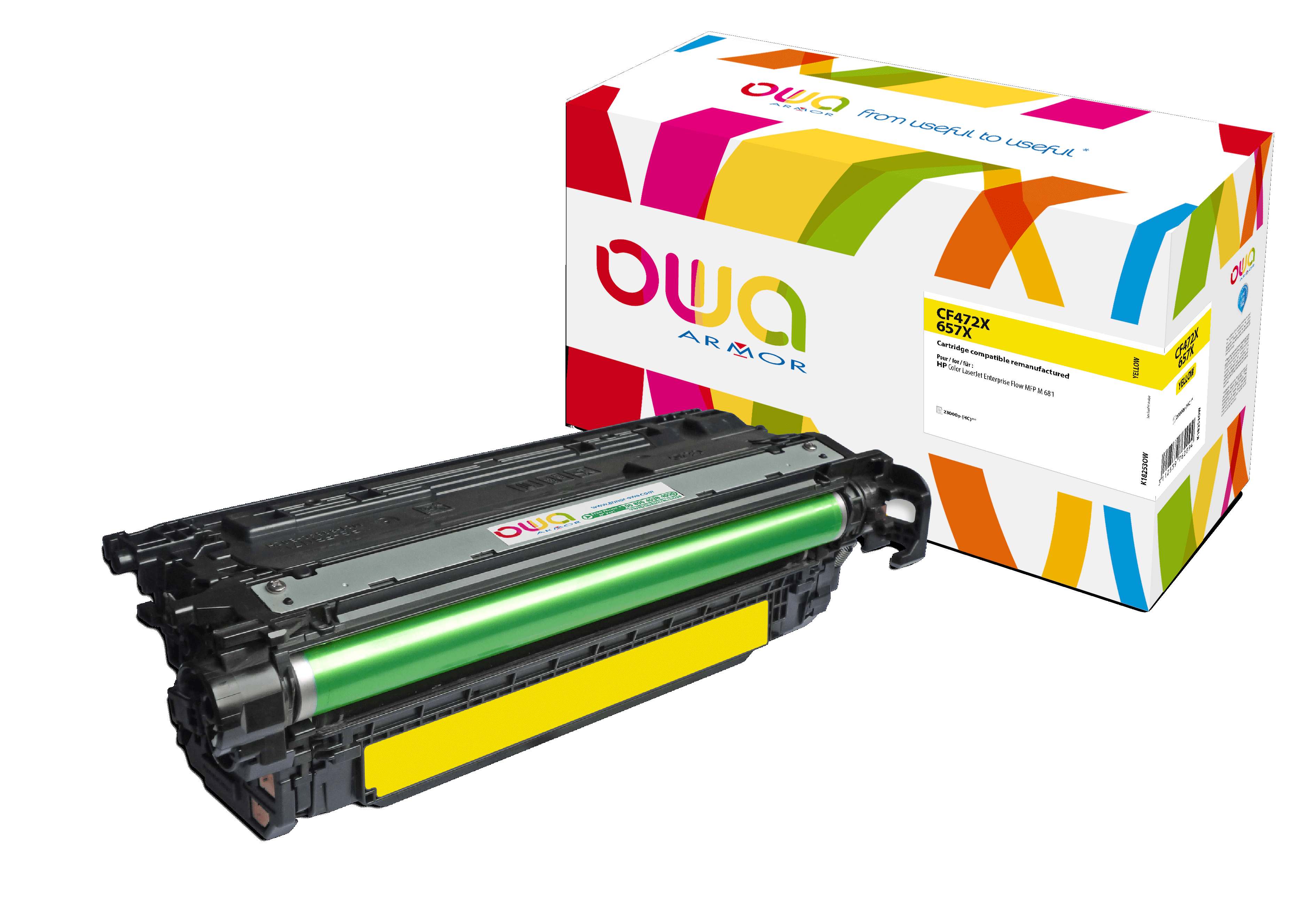OWA Armor toner pro HP CF472X,žlutá/yellow K18253OW