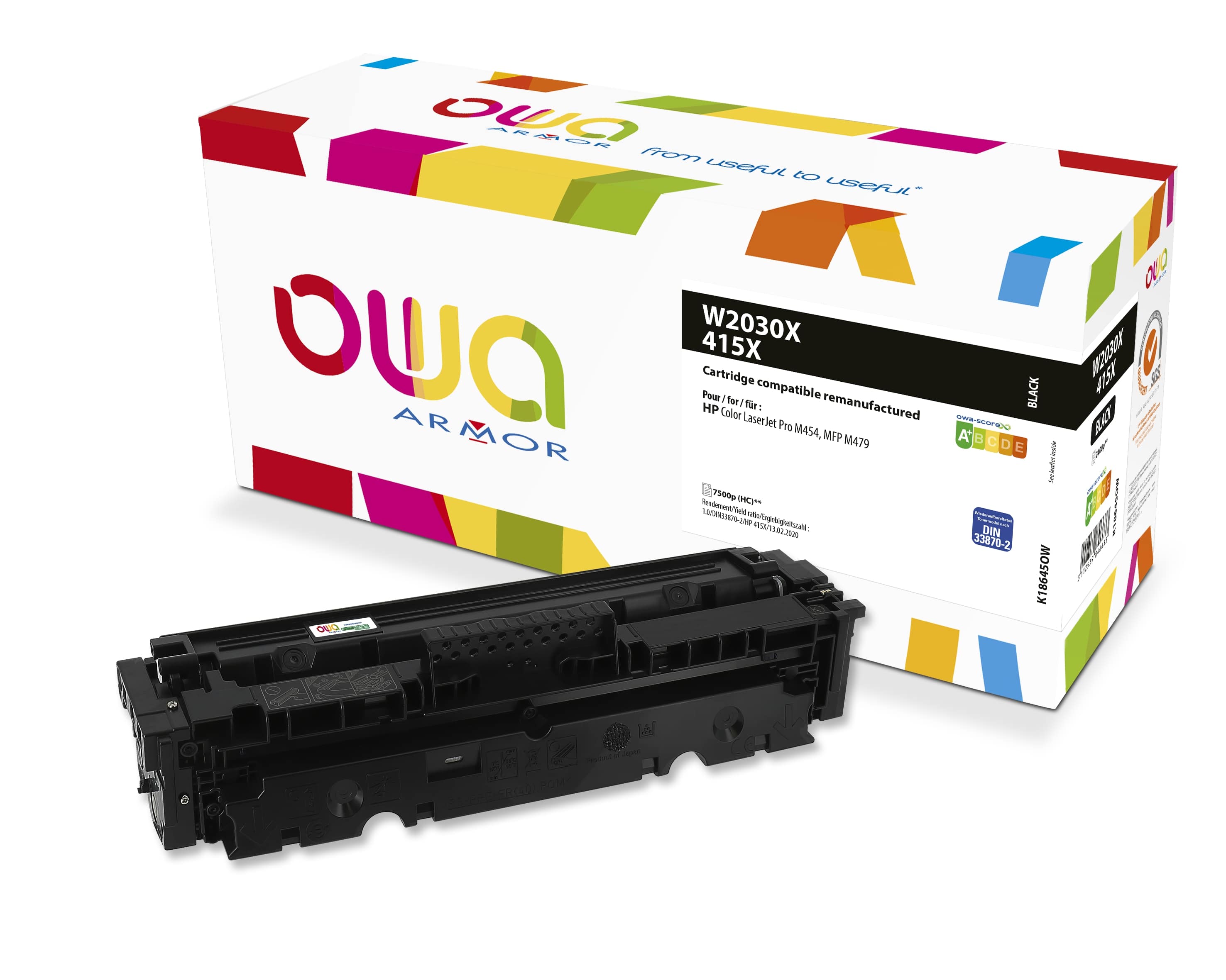 OWA Armor toner pro HP W2030X,černá/black K18645OW