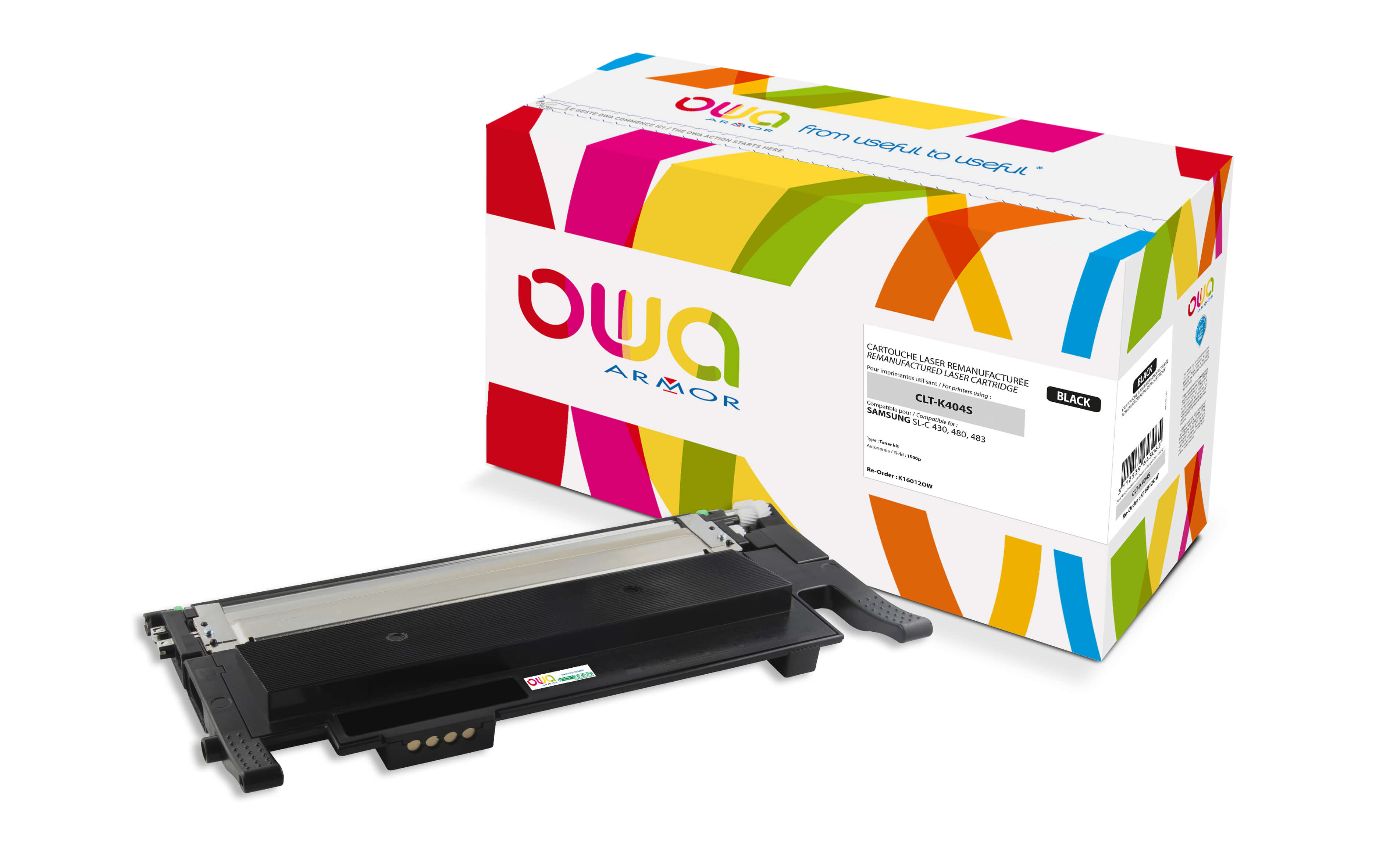 OWA Armor toner pro SAMSUNG CLT-K404S, černá/black K16012OW