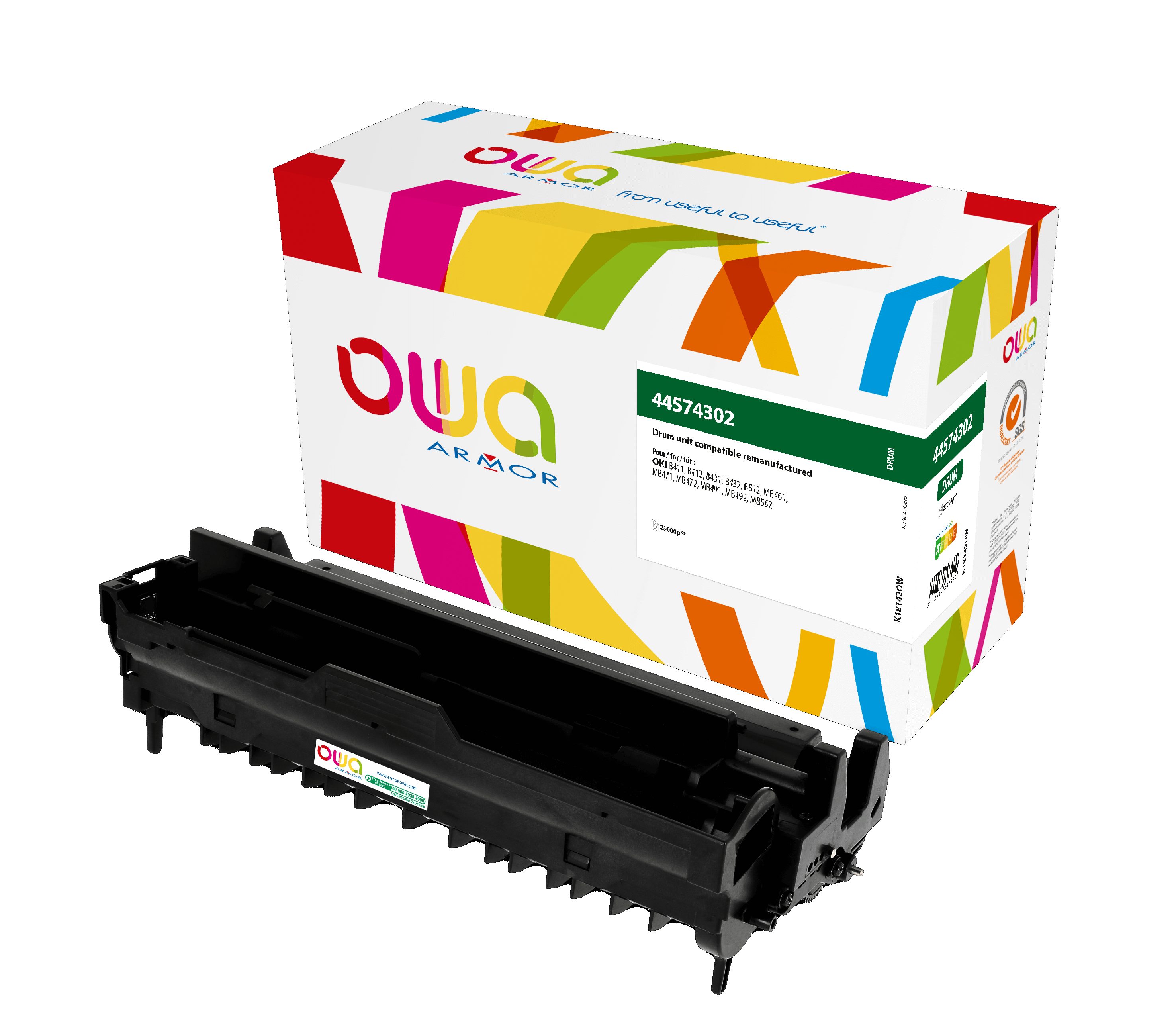 OWA Armor válec pro OKI 44574302, drum K18142OW