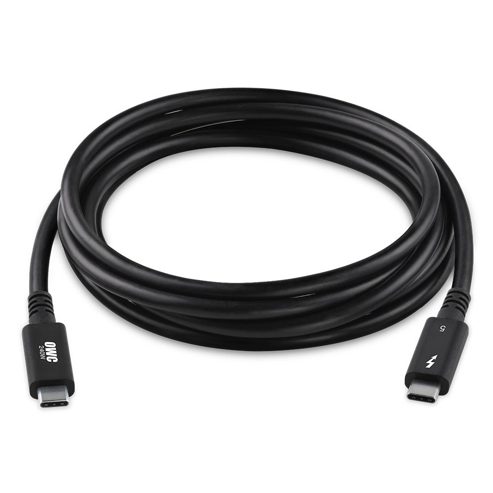 OWC kábel Thunderbolt 5 / USB-C Cable 2m - Black OW-CBLTB5C2.0M
