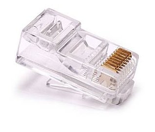 OXnet netienený konektor UTP RJ45-8p8c,50µ" Au, lanko, Cat5, (100ks) P8-007-50