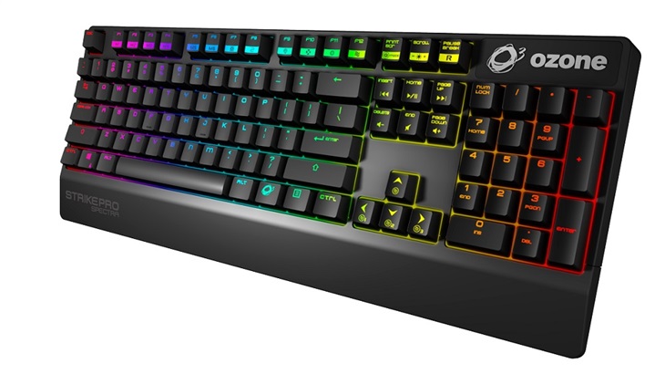 OZONE STKPRO SPECTRA CZ herní klávesnice 8436532174278