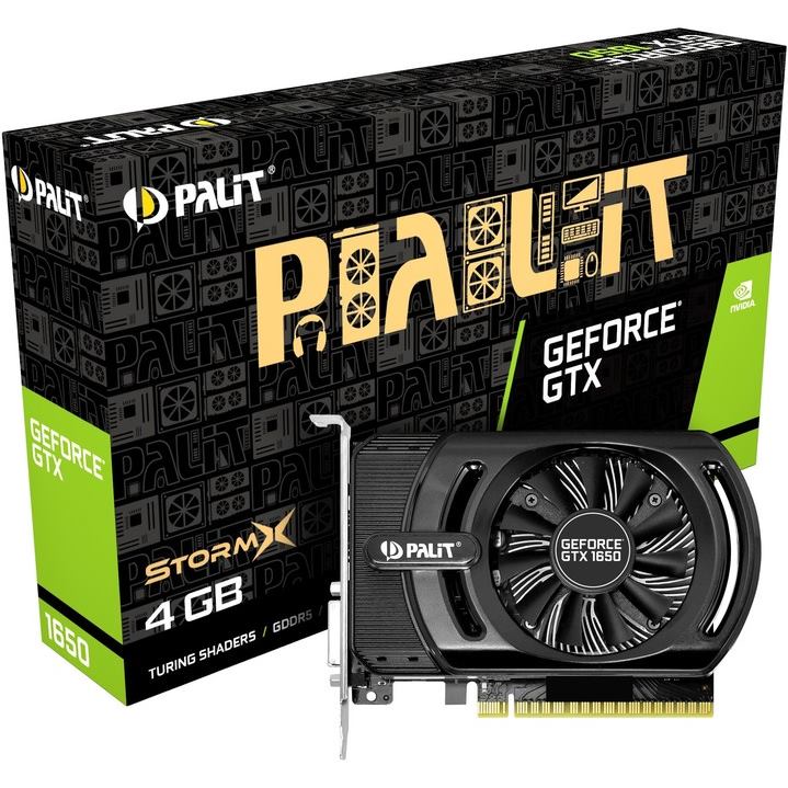 Palit GeForce GTX 1650 StormX, 4GB GDDR5, DVI-D, HDMI NE51650006G1-1170F