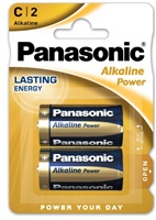 PANASONIC Alkalické baterie Alkaline Power LR14APB/2BP AA 1,5V (Blistr 2ks)