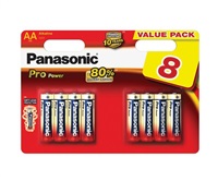 PANASONIC Alkalické baterie - Pro Power AA 1,5V balení - 8ks 00235849