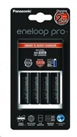 Panasonic BQ-CC55 Smart & Quick Charger + Eneloop Pro R6/AA 2500mAh, 4 ks K-KJ55HCD40E