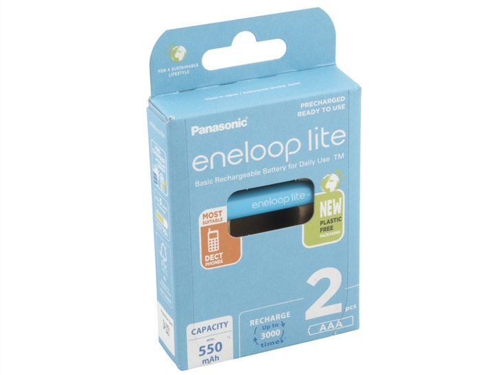 Panasonic Eneloop Lite 4LCCE/2BE AAA 550 2BP