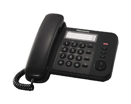 Panasonic KX-TS520FXB jednolinkovy telefon - čierny