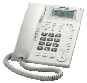 Panasonic KX-TS880FXW - jednolinkový telefon, bílý 5025232560530