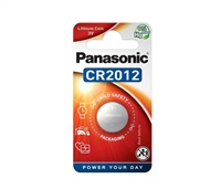 PANASONIC Mincové (knoflíkové) baterie - lithiové CR-2012EL/1B 3V 1ks