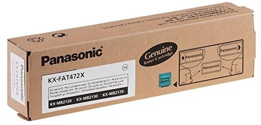Panasonic originál toner KX-FAT472X, black, 2000str., Panasonic KX-MB2120, KX-MB2130, KX-MB2170