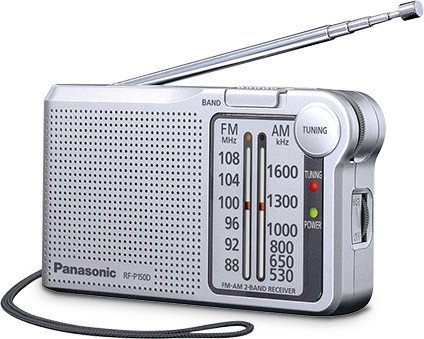 Panasonic RF-P150D stříbrné 5025232863464