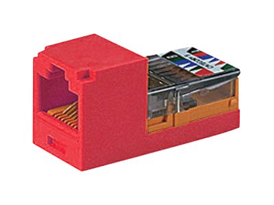 Panduit MINI-COM Mini-Jack TX5e - Modul - RJ-45 - červená CJ588RDY