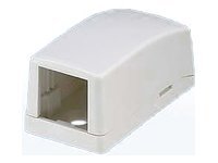 Panduit MINI-COM Surface Mount Box - Krabice k upevnění na povrch - černá - 1 port
