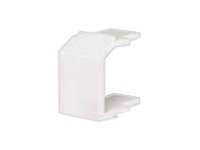 Panduit NetKey - Záslepka - bílá - 1 port