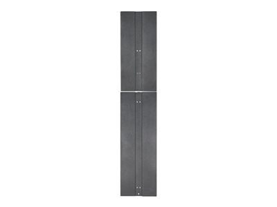 Panduit PatchRunner 2 End Panel - Panel pro uspořádání kabelů - černá - 45U PR2VEP