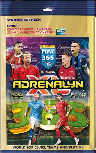 Panini FIFA 365 2024/2025 Adrenalyn Karty Starter set 2158585