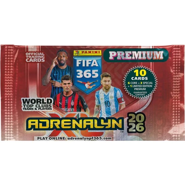 PANINI FIFA 365 2025/2026 ADRENALYN karty PREMIUM PACKET 01-8931