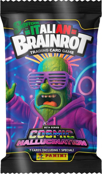 PANINI Italian Brainrot Skifidol Cosmic Hallucination TCG karty