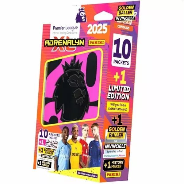 Panini Premier League 2024/2025 Adrenalyn Plechová Krabička (Hranatá) 2235652