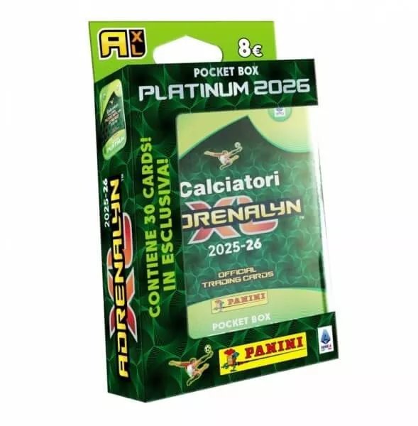 PANINI Serie A 2025/2026 ADRENALYN plechová krabička (pocket) 01-9120