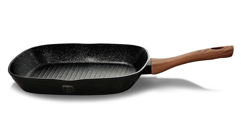 Panvica Berlingerhaus grilovacia s mramorovým povrchom 28 cm, Ebony Line Rosewood BH-1721