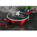 Panvica Berlingerhaus hlboká s mramorovým povrchom a pokrievkou 32 cm Burgundy Metallic Line BH-1261