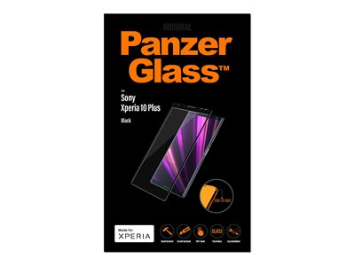 PanzerGlass Edge-to-Edge - Ochrana obrazovky - černá, křišťálově čistá - pro Sony XPERIA 10 Plus 7627