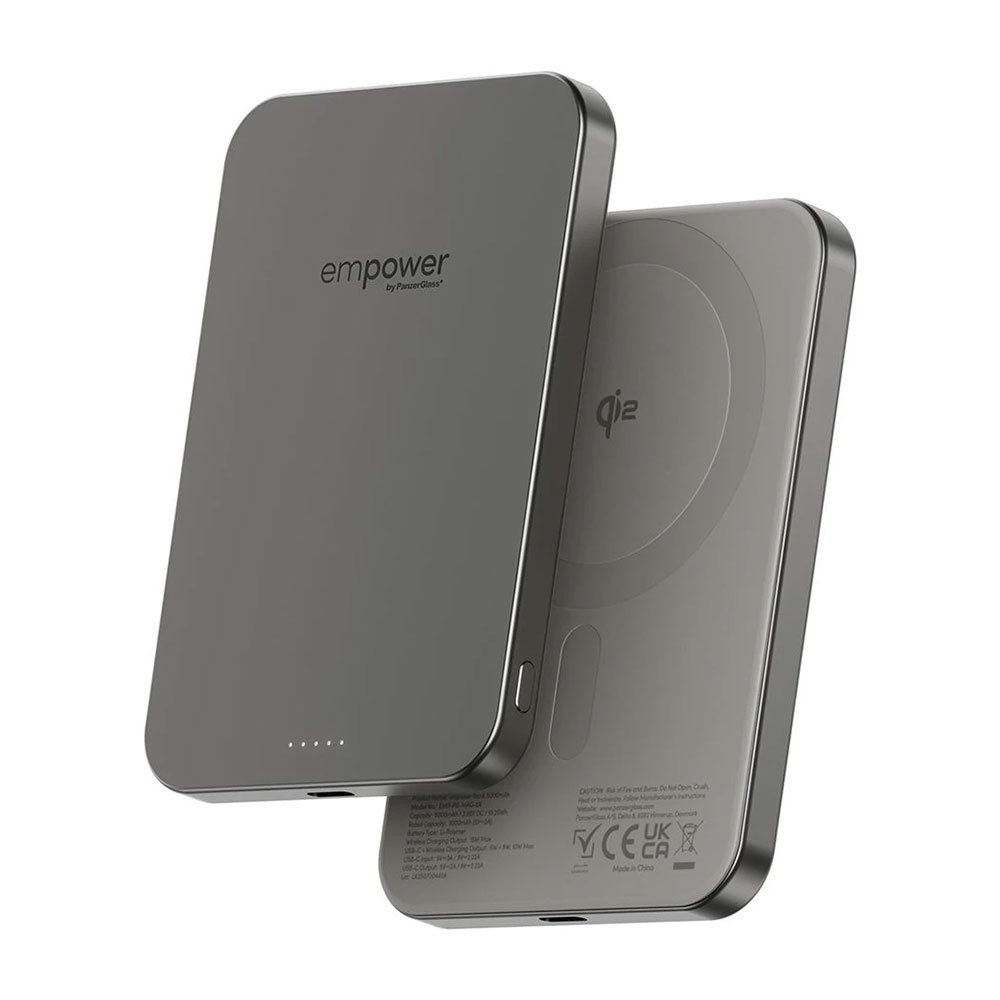 PanzerGlass EMPOWER Wireless Qi2 Powerbank 5.000 mAh - Titanium EM82419
