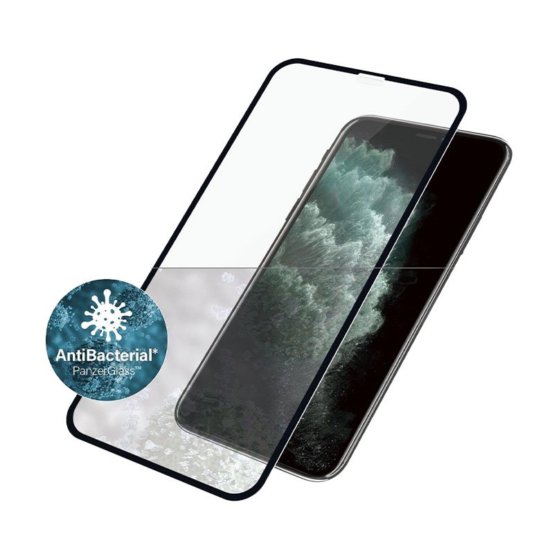 PanzerGlass ochranné sklo Friendly Case AB pre iPhone 11 Pro Max/XS Max - Black Frame 2692