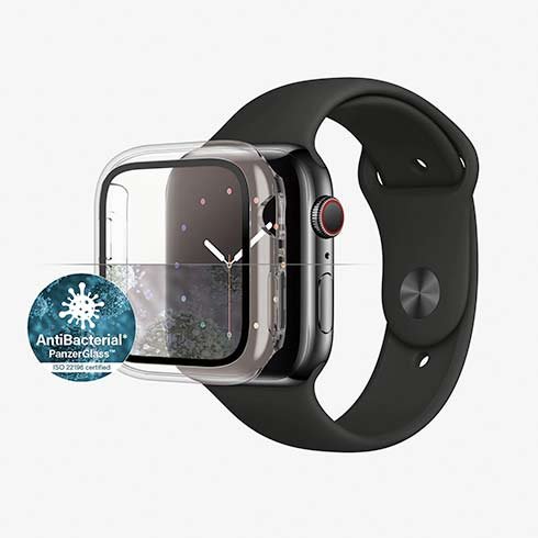 PanzerGlass ochranné sko Full Body AB pre Apple Watch 4/5/6/SE 44mm - Clear 3643