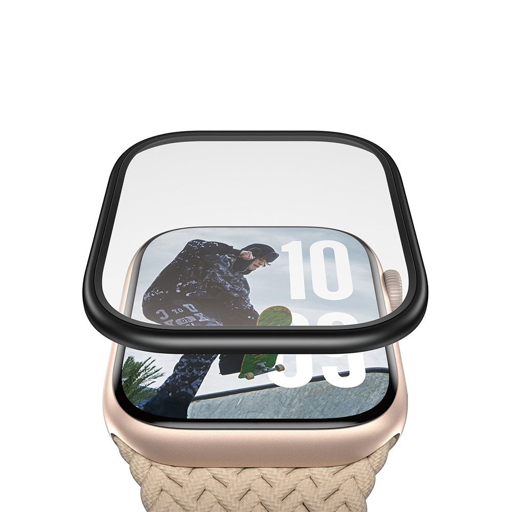 PanzerGlass ochranné sko Metallic pre Apple Watch 10/11 42mm - Black PG38147