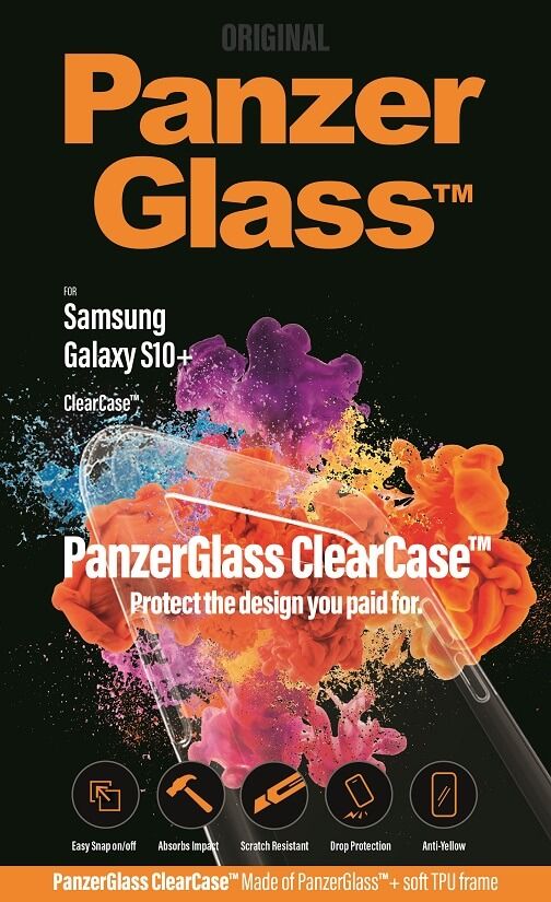 PanzerGlass - Puzdro ClearCase pre Samsung Galaxy S10+, transparentná 5711724001963