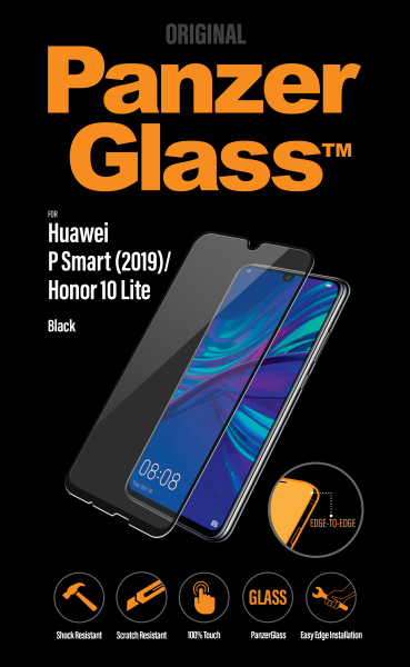 PanzerGlass - Tvrdené sklo pre Honor 10 Lite/Huawei P Smart 2019, čierna 5337