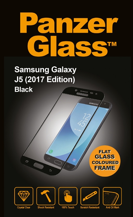 PanzerGlass - Tvrdené sklo pre Samsung Galaxy J5/J5 Pro 2017, čierna 7127