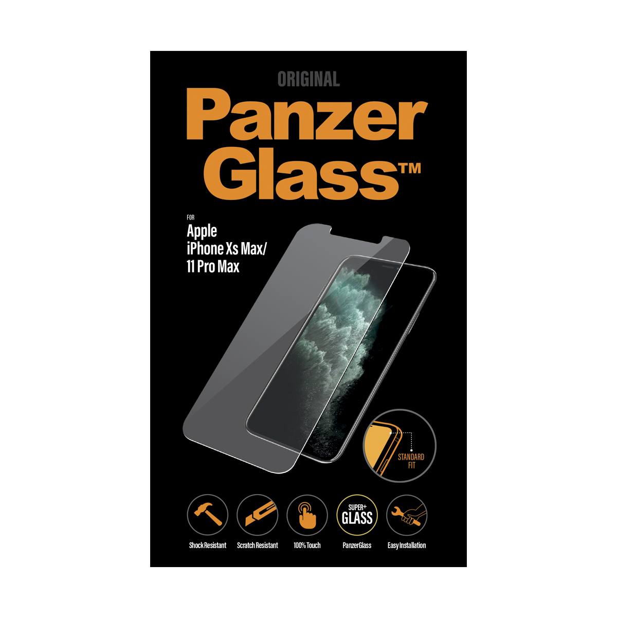 PanzerGlass - Tvrdené sklo Standard Fit pre iPhone 11 Pro Max/Xs Max, číra 2663